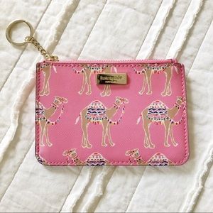 Kate Spade Bitsy Card Case Wallet Party Camel